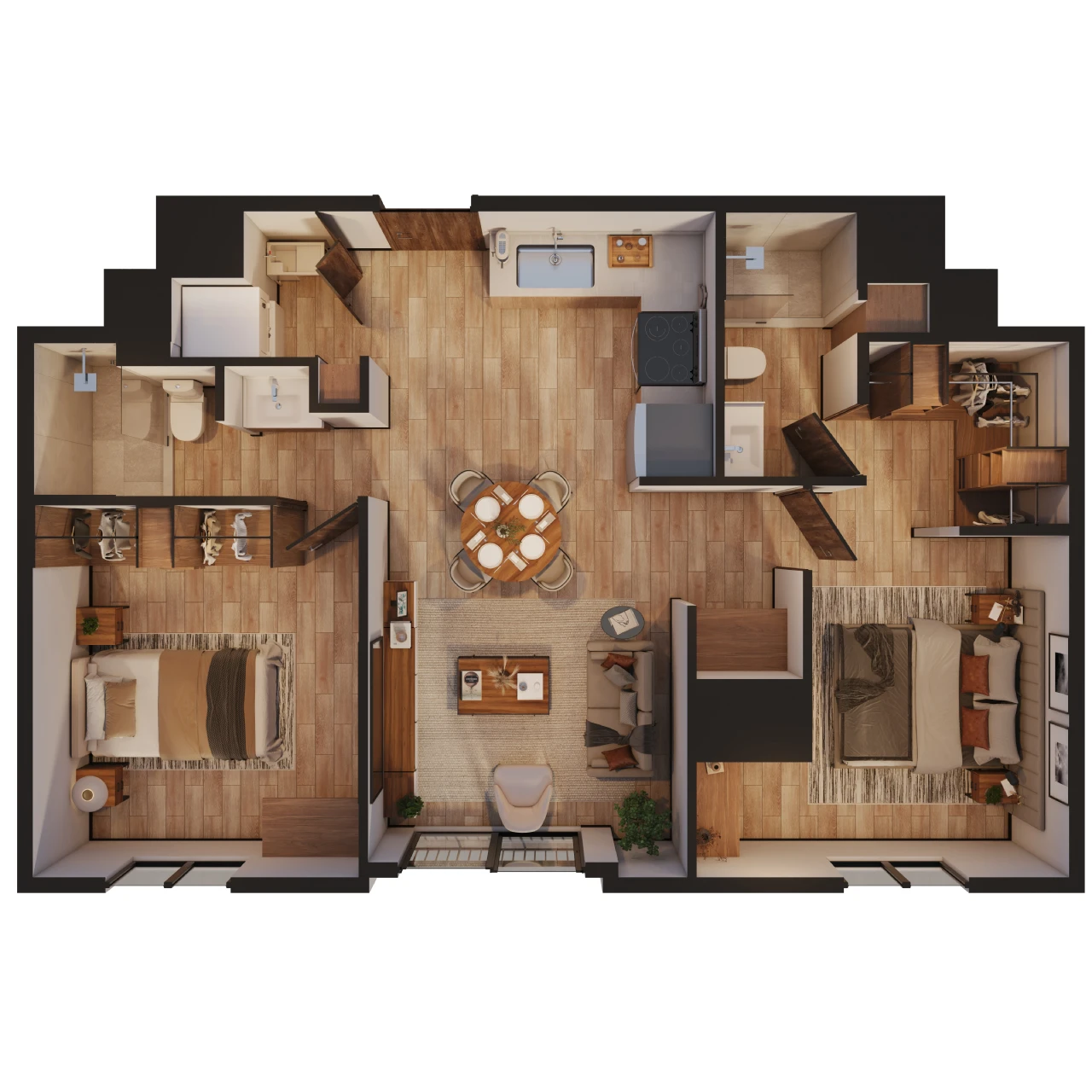 Apartamento C2 63m²